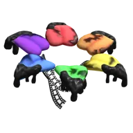 Reeling Petal Garland — official Roblox avatar item